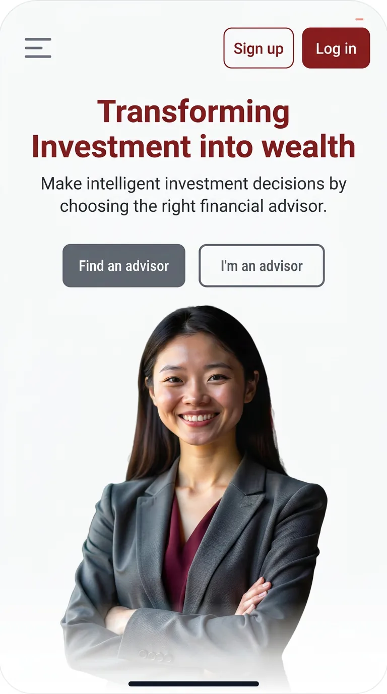 Bullseye — investor onboarding hero screen